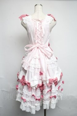 画像2: BABY,THE STARS SHINE BRIGHT / Creme Chantilly Princessジャンパースカート  ピンク S-25-06-12-042-BA-OP-AS-ZS