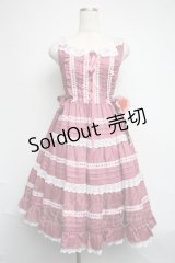 BABY,THE STARS SHINE BRIGHT / Maison de Petite Rubanジャンパースカート  ローズピンク S-25-06-12-043-BA-OP-AS-ZS