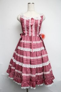BABY,THE STARS SHINE BRIGHT / Maison de Petite Rubanジャンパースカート  ローズピンク S-25-06-12-043-BA-OP-AS-ZS