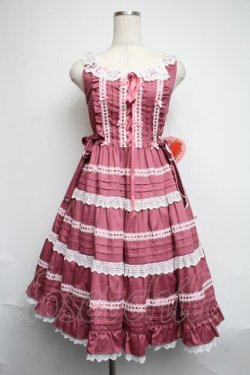 画像1: BABY,THE STARS SHINE BRIGHT / Maison de Petite Rubanジャンパースカート  ローズピンク S-25-06-12-043-BA-OP-AS-ZS