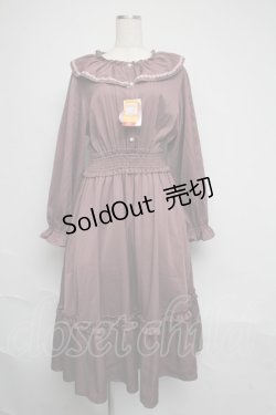画像1: m petit by misako / AOK*フリルカラータックワンピース 3L ピンク S-25-06-12-047-LO-OP-HR-ZS
