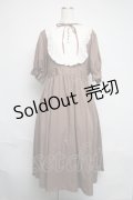 m petit by misako / ナシジムジキリカエワンピース 3L ブラウン S-25-06-12-048-LO-OP-HR-ZS