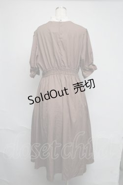 画像2: m petit by misako / ナシジムジキリカエワンピース 3L ブラウン S-25-06-12-048-LO-OP-HR-ZS