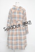 axes femme / オフタートルチェックワンピース  ベージュ S-25-06-12-049-AX-OP-HR-ZS