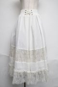 axes femme / 前レースアップスカート  キナリ S-25-06-12-057-AX-SK-AS-ZS