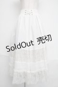axes femme / 前レースアップスカート  キナリ S-25-06-12-057-AX-SK-AS-ZI