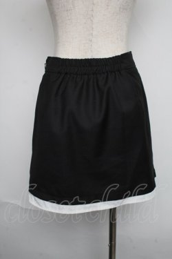 画像2: EATME / ラップライクミニスカート  黒 S-25-06-12-060-LO-SK-AS-ZS