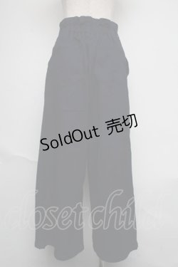 画像2: axes femme / レース切替デニムワイドパンツ  インディゴ S-25-06-12-061-AX-PA-AS-ZS