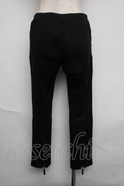 画像2: Qutie Frash / 裾ジップパンツ  黒 S-25-06-12-063-QU-PA-AS-ZS