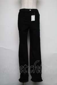 axes femme / ギャザーストレッチスキニーパンツ  黒 S-25-06-12-064-AX-PA-AS-ZS