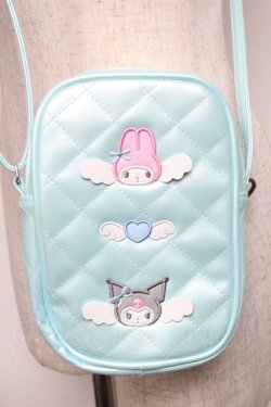画像3: サンリオ / キルティングショルダーバッグ  サックス S-25-06-12-011-EL-BG-AS-ZS
