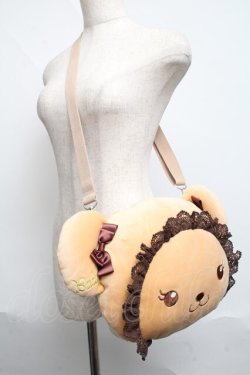 画像2: BABY,THE STARS SHINE BRIGHT / くまくみゃちゃんのあったかマフBag  ブラウン S-25-06-12-014-BA-ZA-AS-ZS
