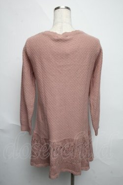 画像2: axes femme / ニットロングカーディガン  ピンク S-25-06-12-024-AX-TO-HR-ZS