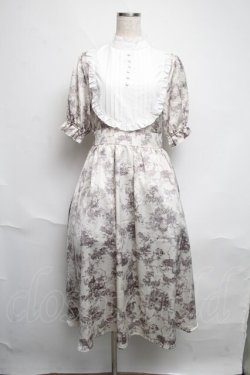 画像1: m petit by misako / トワルドジュイワンピース  ベージュ S-25-06-12-032-LO-OP-HR-ZS