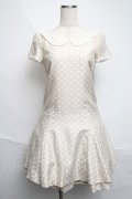 MILK / ドットワンピース  ベージュ S-25-06-12-035-ML-OP-AS-ZS