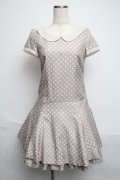 MILK / ドットワンピース  ベージュ S-25-06-12-036-ML-OP-AS-ZS