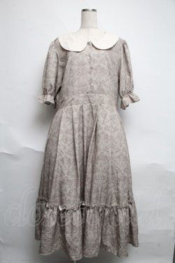 画像1: m petit by misako / NINA’Sコラボトワルドジュイワンピース 3L ベージュ S-25-06-12-037-LO-OP-HR-ZS