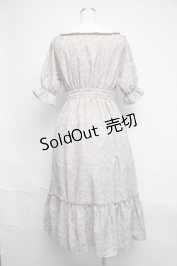 画像2: m petit by misako / NINA’Sコラボトワルドジュイワンピース  ベージュ S-25-06-12-038-LO-OP-HR-ZS