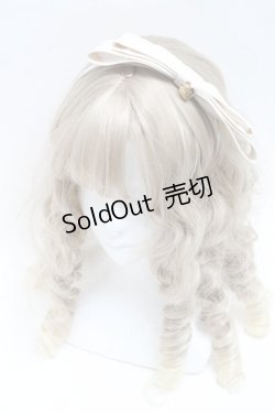 画像1: Angelic Pretty / Doll’s Ribbon Heartカチューシャ  アイボリー S-25-06-17-001-AP-AC-HR-ZS