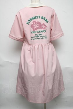 画像2: Candy Stripper / NAUGHTY BABE SHIRT ワンピース  ピンク S-25-06-17-039-PU-OP-AS-ZS