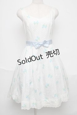 画像1: Jane Marple / いちごカットワンピース  白 S-25-06-17-043-JM-OP-AS-ZS