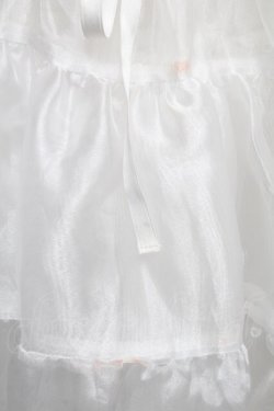 画像4: axes femme kawaii / ミディオーガンジーパニエ  白 S-25-06-17-062-AX-SK-HR-ZS