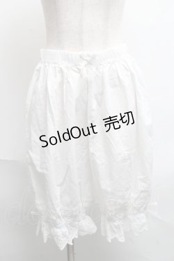 画像1: axes femme kawaii / コットンドロワーズ  白 S-25-06-17-063-AX-PA-HR-ZS