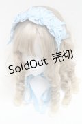 Chalmiere / フリルヘッドドレス  サックス S-25-06-17-006-AX-AC-AS-ZS