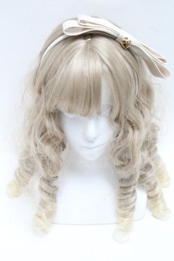 画像2: Angelic Pretty / Doll’s Ribbon Heartカチューシャ  アイボリー S-25-06-17-001-AP-AC-HR-ZS