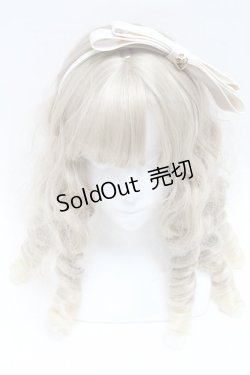 画像2: Angelic Pretty / Doll’s Ribbon Heartカチューシャ  アイボリー S-25-06-17-001-AP-AC-HR-ZS