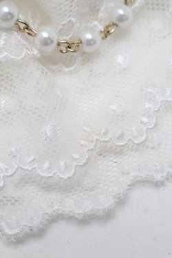 画像3: axes femme kawaii / ファンシーリボンお袖留め  白 S-25-06-17-008-AX-ZA-HR-ZS