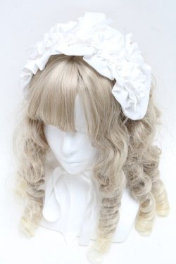 画像1: axes femme kawaii / プチリボンヘッドドレス  白 S-25-06-17-002-AX-AC-HR-ZS