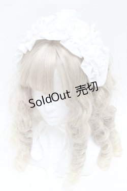 画像1: axes femme kawaii / プチリボンヘッドドレス  白 S-25-06-17-002-AX-AC-HR-ZS