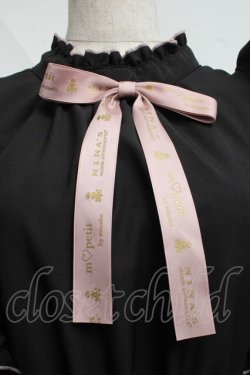 画像3: m petit by misako / NINA'SコラボAMハイショクメローワンピース L 黒 S-25-06-17-029-LO-OP-AS-ZS