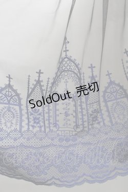 画像3: Moi-meme-Moitie / moi meme moitie baroqueChurch & Roses 〜透き徹る秘めやかに交錯する薔薇園の聖壇〜レースダブリエ  黒ｘ青 S-25-06-17-031-MO-OP-HR-ZS