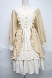 axes femme kawaii / オリビアワンピース  イエロー S-25-06-17-033-AX-OP-HR-ZS
