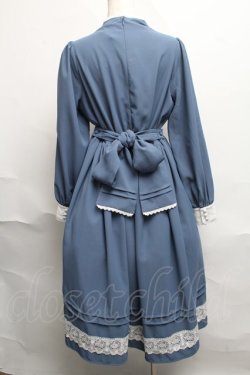 画像2: axes femme kawaii / プランタンワンピース  ブルー S-25-06-17-035-AX-OP-HR-ZS