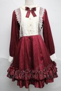 Pina sweetcollection / ローズジャガードワンピース  ワイン S-25-06-17-037-LO-OP-AS-ZS