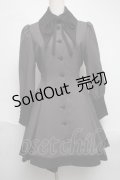ATELIER BOZ / 長袖キャロルワンピース  グレーｘ黒 S-25-06-19-042-EL-OP-AS-ZS