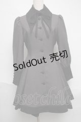 ATELIER BOZ / 長袖キャロルワンピース  グレーｘ黒 S-25-06-19-042-EL-OP-AS-ZS