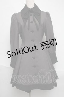 ATELIER BOZ / 長袖キャロルワンピース グレーx黒 S-25-06-19-042-EL