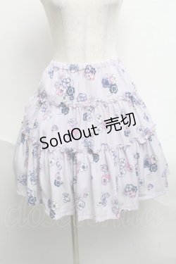 画像1: MILK / パンジーCATスカート  ラベンダー S-25-06-19-050-ML-SK-AS-ZS