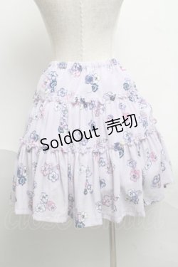 画像2: MILK / パンジーCATスカート  ラベンダー S-25-06-19-050-ML-SK-AS-ZS