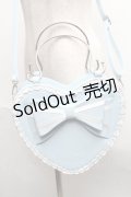 BABY,THE STARS SHINE BRIGHT / リボンハートBAG  サックス S-25-06-19-006-BA-BG-AS-ZS