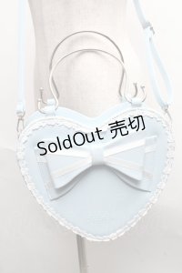 BABY,THE STARS SHINE BRIGHT / リボンハートBAG  サックス S-25-06-19-006-BA-BG-AS-ZS