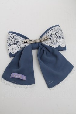 画像3: axes femme kawaii / プランタンリボンクリップ  ブルー S-25-06-19-1047-AX-AC-HR-ZS