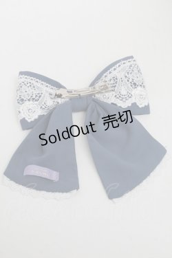 画像3: axes femme kawaii / プランタンリボンクリップ  ブルー S-25-06-19-1047-AX-AC-HR-ZS