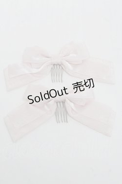 画像1: LOLITA / リボンコーム  ピンク S-25-06-19-1049-LO-ZA-AS-ZS