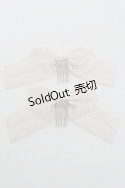 画像2: LOLITA / リボンコーム  ピンク S-25-06-19-1049-LO-ZA-AS-ZS