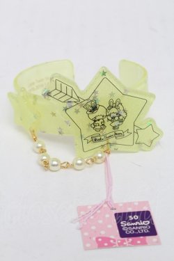画像1: Angelic Pretty / Cosmetic Bunnyバングル  イエロー S-25-06-19-1055-AP-AC-AS-ZS